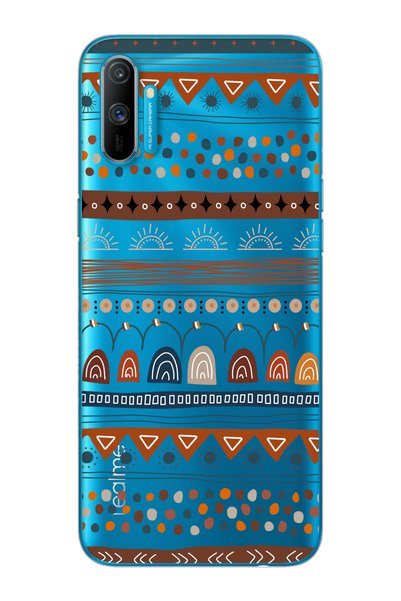 Spoyi Realme C3 Motif Design Super Transparent Phone Case