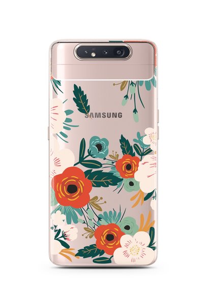 Spoyi Samsung A80 Art Azalea Design Super Transparent Phone Case