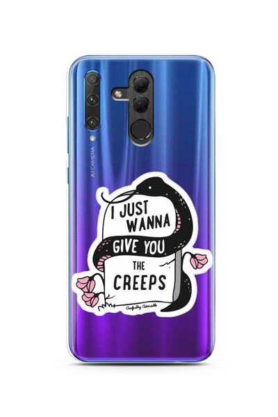 Spoyi Honor 20 Lite Super Transparent Phone Case with Tombstone Design