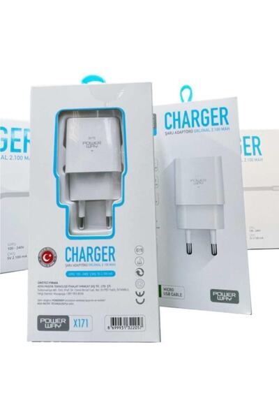abnturk 2A Micro USB Şarj Cihazı 2100mA PowerWay X171