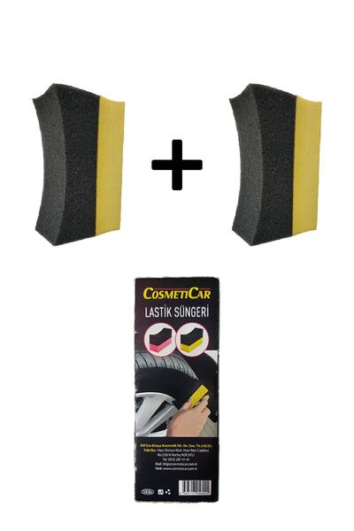 Cosmeticar Lastik Parlatma Süngeri (PED VE DAYANIKLI SÜNGER) 2 Ad.