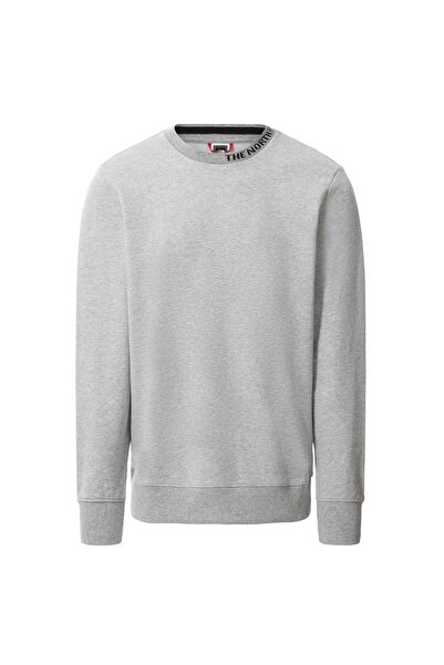 THE NORTH FACE Erkek Zumu Crew Fleece Polar Gri