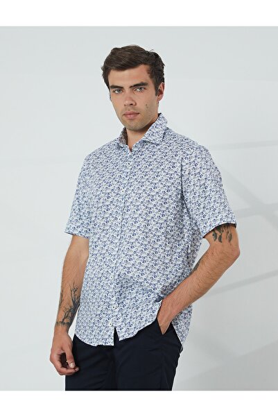 PAULMARK Ksa4426 Cămașă cu mânecă scurtă pentru bărbați