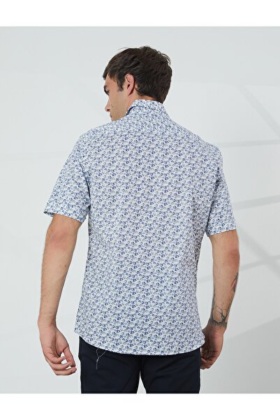 PAULMARK Ksa4426 Cămașă cu mânecă scurtă pentru bărbați