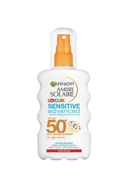 Garnier Çocuklar Için Koruyucu Güneş Sütü Sprey Hassas Cilt Spf 50 200 Ml