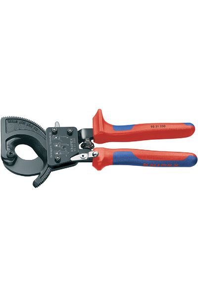 Knipex 95 31 250 Cable Scissors with Ratchet Mechanism