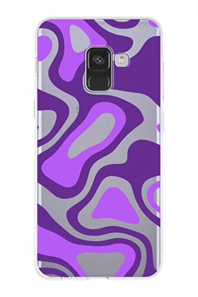 PrintiFy غطاء حماية لهاتف سامسونج جالاكسي A8 (2018) مصنوع من السيليكون الشفاف...