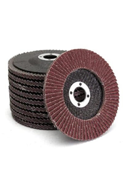 ARON (2 Adet) 60 Kum Flap Disk Zımpara Taşlama Metal Ahşap Palet Alüminyum Ça...