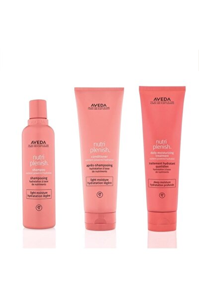 Aveda Nutriplenish 3'lü Fırsat Seti Şampuan Saç Kremi Durulanmayan Saç Kremi