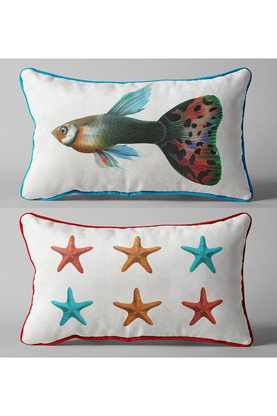 Alacastore Față de pernă cu nervuri marine Starfish