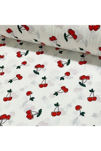 Babynia 100% Cotton Baby And Kids Fitted Sheet 100x160 Cherry