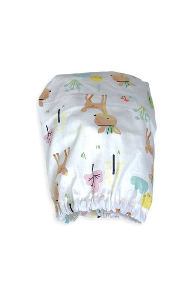 Babynia 100% bumbac cearceaf pentru copii unic 90x190 cu model Karaca