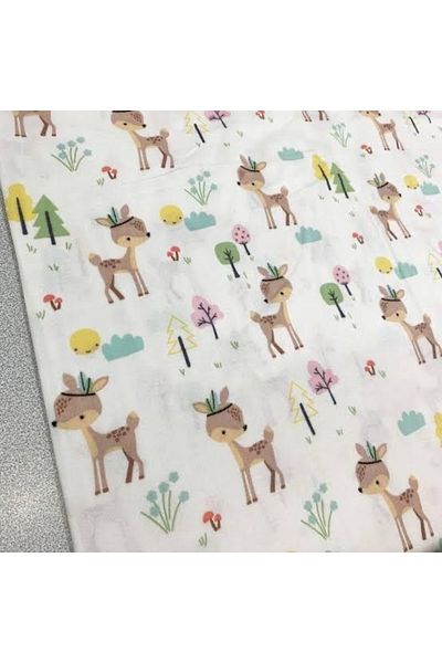 Babynia 100% bumbac cearceaf pentru copii unic 90x190 cu model Karaca