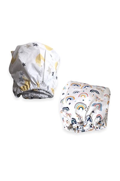 Babynia 100% pamuk Beba Deca Čaršav sa lastišem 100x160 (2 komada) Žuti Mesec...