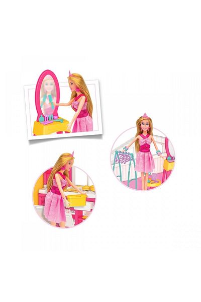 DEDE Linda's 2-Tier Doll House - 03734