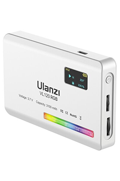 ulanzi Vl120 Rgb Led Video Işığı Beyaz