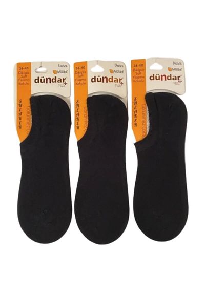 Dündar Modal Plus Women's Sneaker Socks - 6876 Model, 12 Pieces