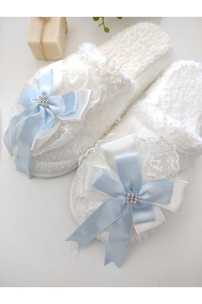 Sitilin Maternity Baby and Mother Slippers and Crown Set Set
