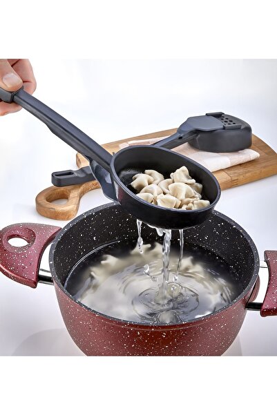 Dükkanönü 3-in-1 Serving Set - Ladle Colander Spoon 3-in-1 Serving Set Resistant to 220 Degrees Kp-132