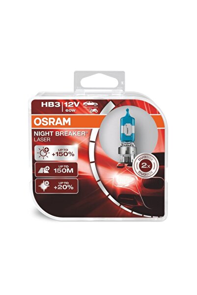 Osram Night Breaker Laser Ampul Hb3-9005%150 Daha Fazla Işık