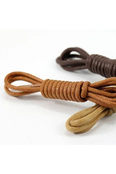 arpacı 70 Cm Round Classic Shoes Waxed Lacing Tan
