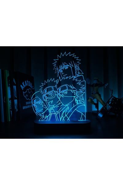 PETRADESIGN Naruto & Rin Obito Kakashi Minato & Team Minato Anime Lamba