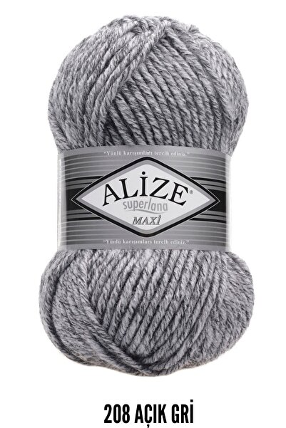 Alize Superlana Maxi - 208 Відкритий сірий