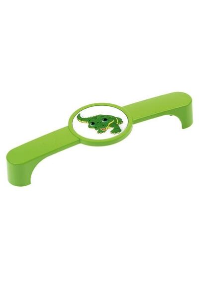 Eren Kardeşler Hırdavat Çocuk Odası Yeşil Timsah Dolap Mobilya Kulp 160 Mm 1 Adet (sert Plastik)