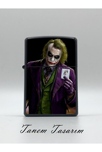 Tanem Tasarım Joker 6 - Özel Tasarım Uv Baskı Benzinli Çakmak (kişiye Özel Isim Yazılabilir)