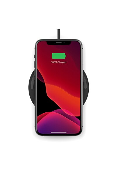 Belkin Boostcharge 10w Kablosuz Şarj Padi + Qc 3.0 Duvar Şarjı + Kablo Siyah