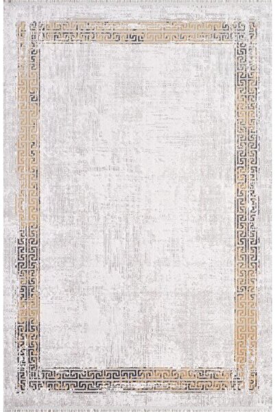 GÜMÜŞSUYU Black&brown Bamboo 11298 Sarı Halı