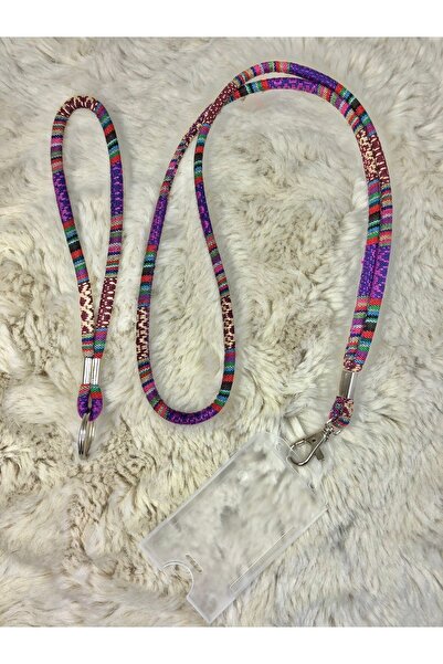 Hediyebum Set de curea de gât și breloc pentru telefon cu carduri autentice v...