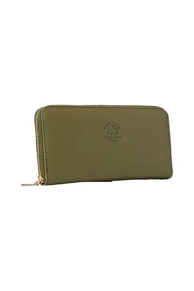 DUYGUSHOESBAG Women's Wallet Zippered Large Size Soft Vegan Leather