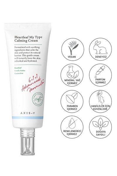 AXIS-Y Heartleaf My Type 60 ml Face Cream - Irritated Skin, Soothing and Moisturizing