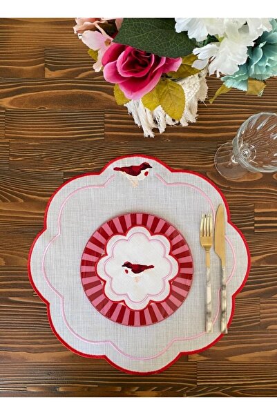 Lilies Atelier Pip Studio Model Love Birds 6 Amerikan Servis 6 Kokteyl Peçete...