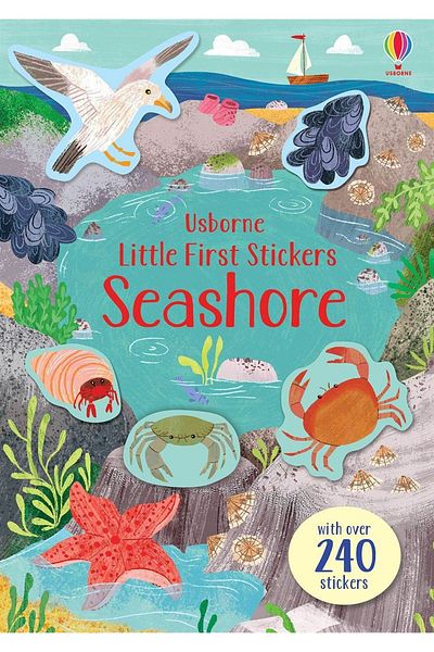 Usborne ملصقات Little First على شاطئ البحر - ملصقات Little First