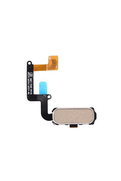 tekyerdenal Galaxy A520 Compatible Home Button Film Flex Gold