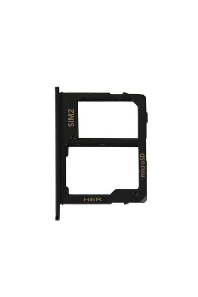 tekyerdenal Samsung Galaxy J3 Pro 2017 J330 Compatible Sim Card Tray Black Double