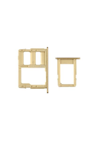 tekyerdenal Galaxy J5 Prime G570 - Gold Sim Card Tray
