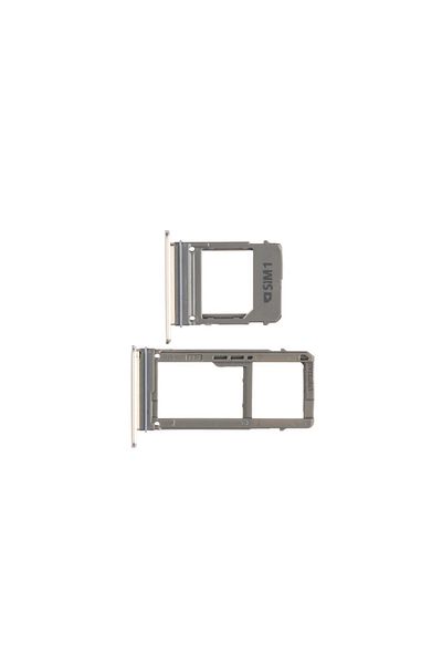 tekyerdenal Galaxy A320 Compatible Sim Card Tray Gold