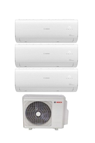 Bosch Multi Split Inverter Klima 28000 Btu 1 Dış + 3 Iç Ünite 9000 + 12000 + 12000 Btu