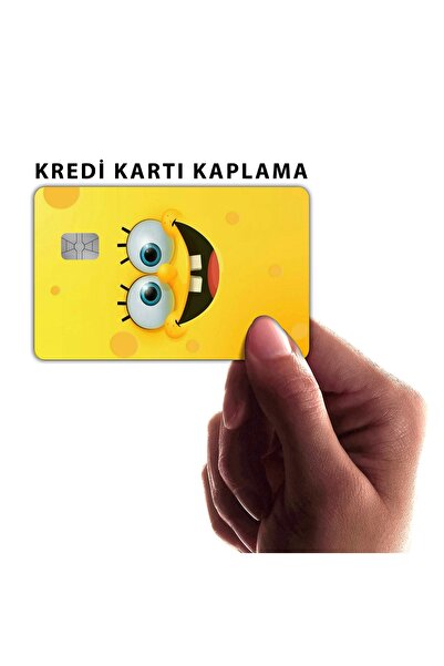 gettsticker Süngerbob Kare Şort Kart Kaplama Sticker