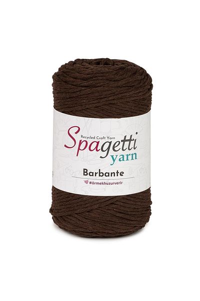 Spagettiyarn Καφέ σχοινί Barbante