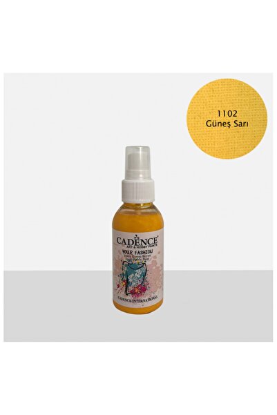 Cadence 1102 Güneş Sarı Sprey Kumaş Boyası