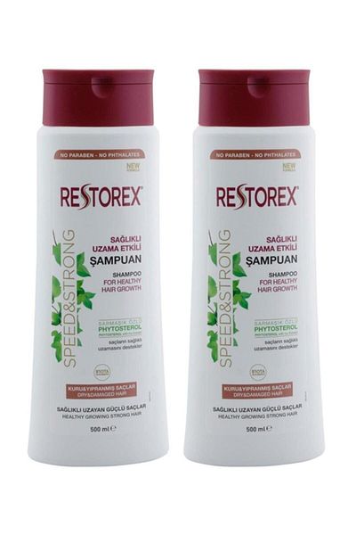 Restorex Šampon pro zdravé prodloužení účinný pro suché a poškozené vlasy 500 ml