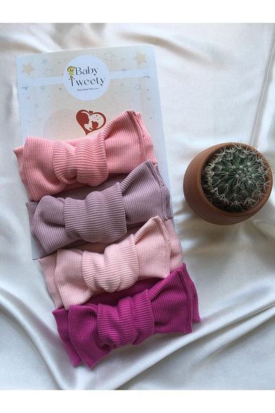 Baby Tweety 4-Piece Combination Handmade Baby Girl Bandana