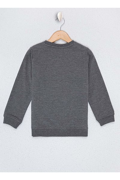 U.S. Polo Assn. Hanorac pentru băiat, uni, antracit, cu gât