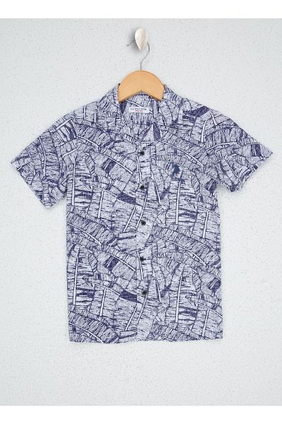 U.S. Polo Assn. Πουκάμισο για αγόρι με σχέδιο Navy Blue 1206636