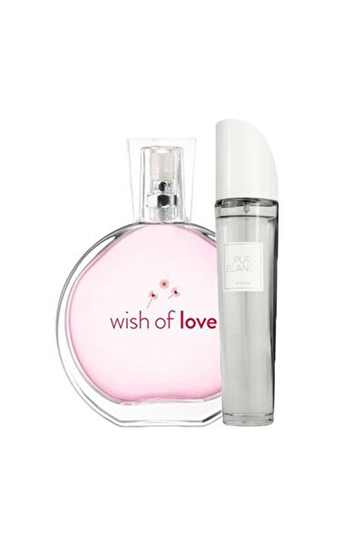 AVON Wish Of Love Pur Blanca Edt 50ml Kadın Parfüm Seti