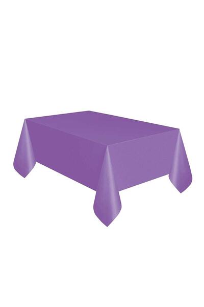 Happyland مفرش طاولة بلاستيك بنفسجي 2 قطعة
